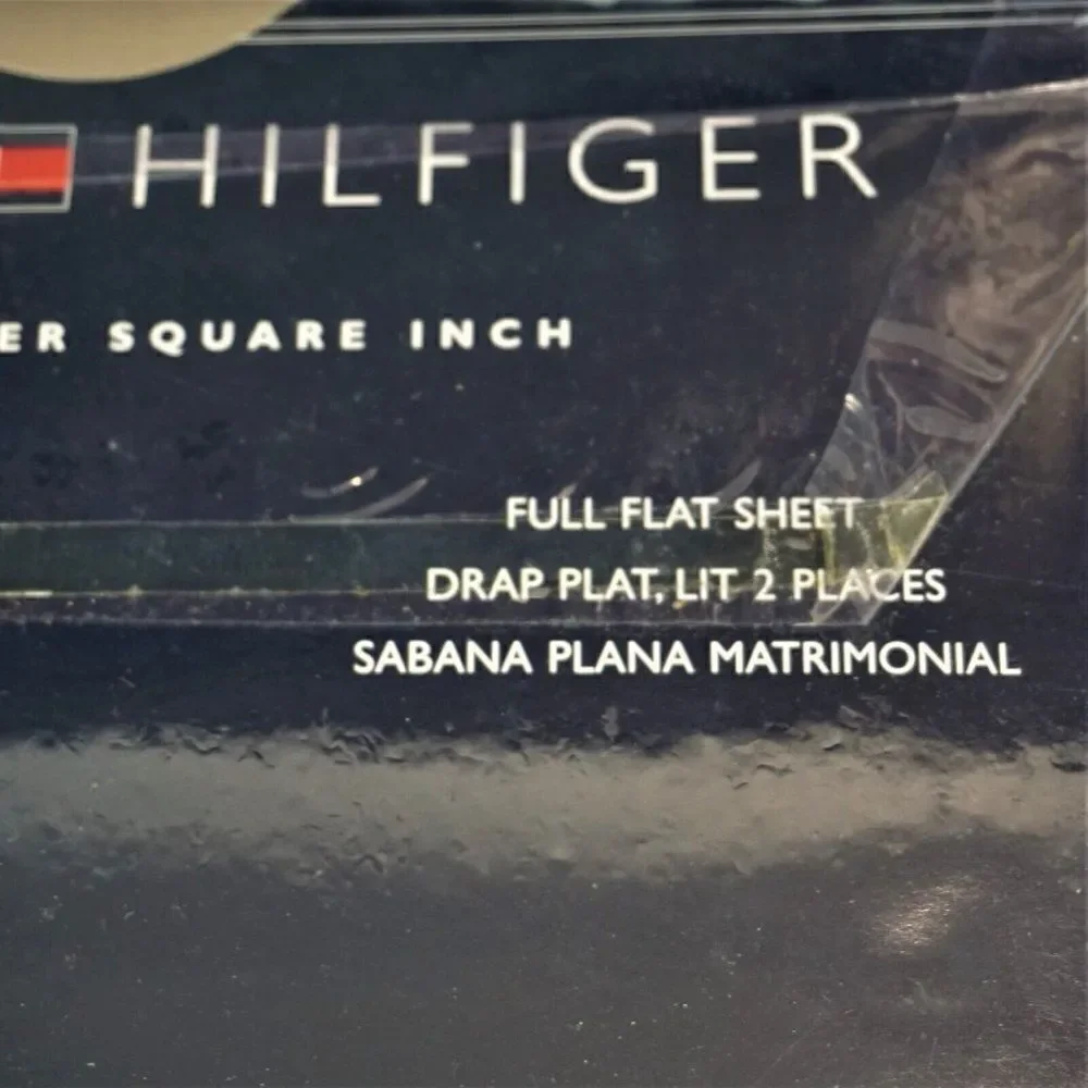 Vintage Tommy Hilfiger Full Flat Sheet Huckleberry Corner Floral Cottagecore NOS